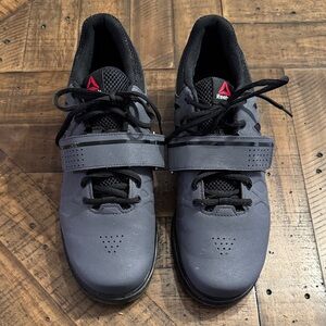 Men's Reebok PR CrossFit Lifter Shoes, Black/Gray, Sz 11, EUC